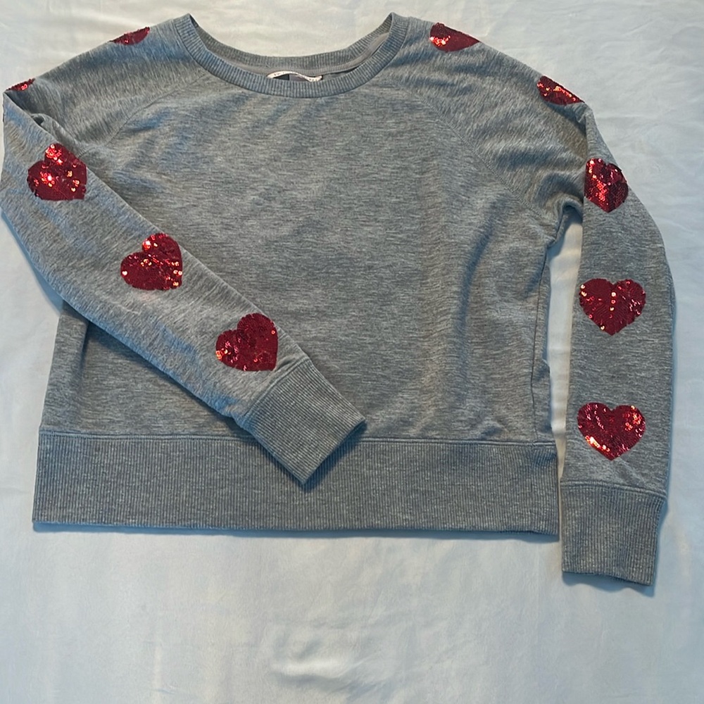 VS Sweater with Red Hearts